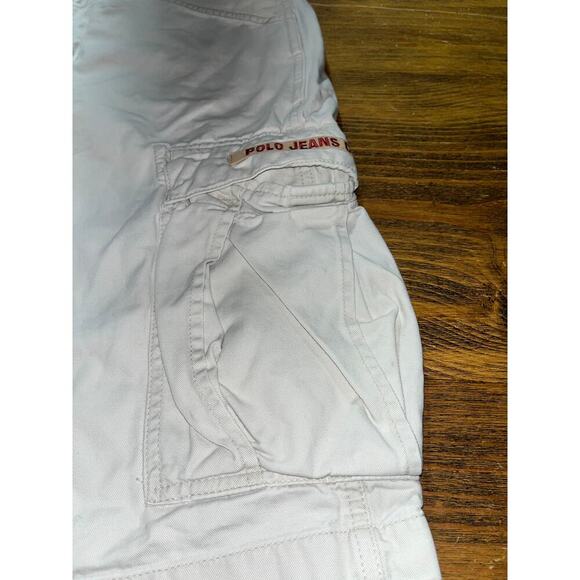 Polo Jeans Co. Ralph Lauren Y2K Baggy Cargo Freighter Shorts - Picture 3 of 6